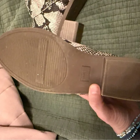 Time and Tru Snake Print Ankle Booties - Picture 7 of 7